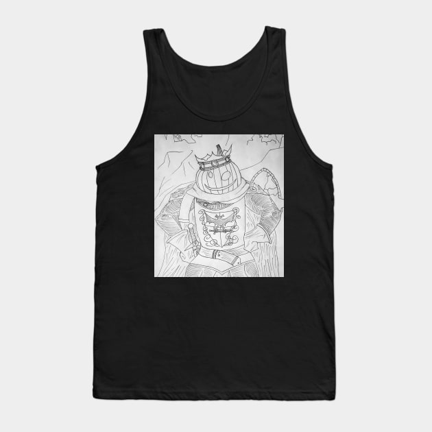 Pumpkin King - Pumpking Tank Top by JonGrin